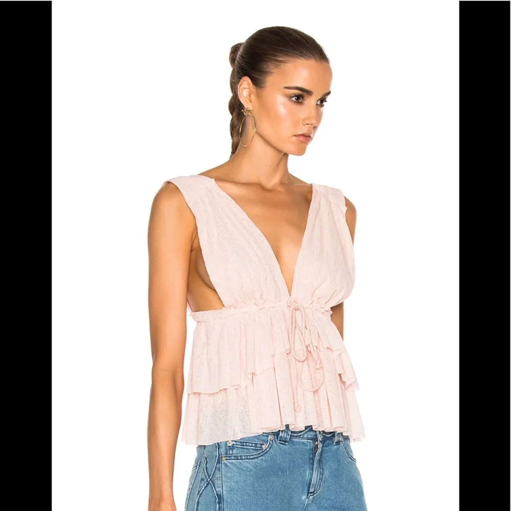NWT See By Chloe Ruffle Top - Picture 7 of 8